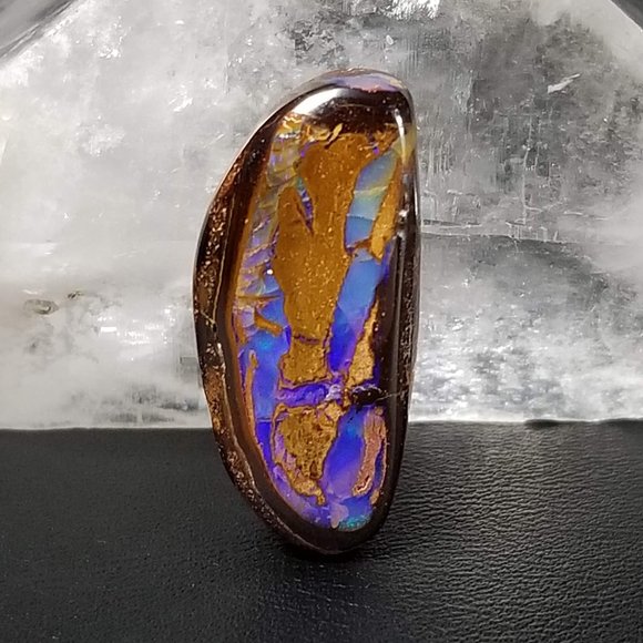 Australian Yowah Opal * 26.47 x 11.90 x 7.05mm * MKO4B7 * Boulder opal cab - Picture 9 of 11